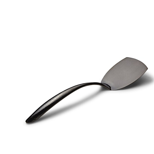 Bon Chef Ez Use Banquet Serving Solid Turner Hammer Finish 14.75" - Black 9459HFB - main